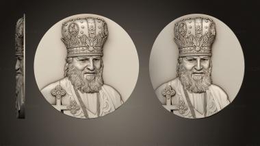 Portrait (Vladyka Anthony Abramovich Montenegro, PRT_0063) 3D models for cnc