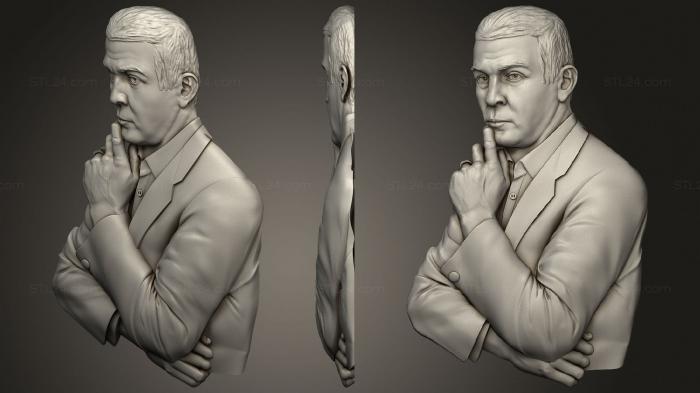 Портреты (Муслим Магомаев, PRT_0088) 3D модель для ЧПУ станка