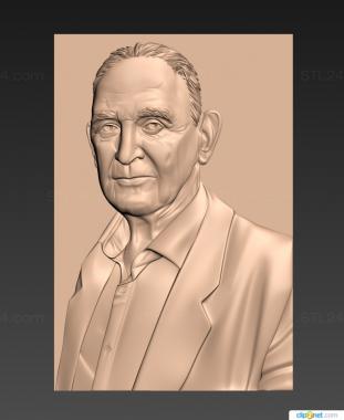 Portrait (Individual portrait, PRT_0094) 3D models for cnc