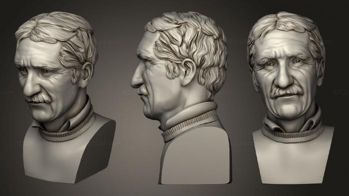 Portrait (Bust, PRT_0095) 3D models for cnc