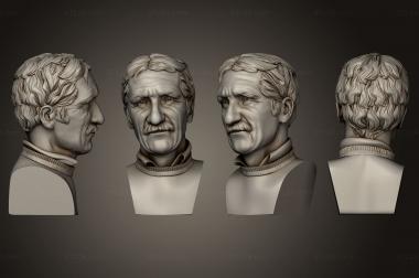 Portrait (Bust, PRT_0095) 3D models for cnc