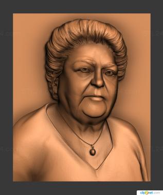 Portrait (Portrait, PRT_0099) 3D models for cnc