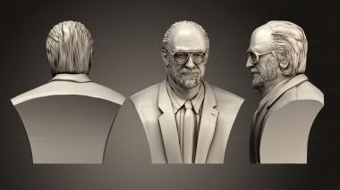 Portrait (Bust of a man, PRT_0115) 3D models for cnc