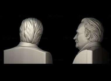 Portrait (Bust Viktor Klochay Shareholder of Ruspolimet JSC and Drobmash CJSC, PRT_0118) 3D models for cnc