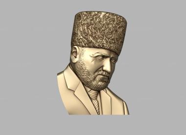 Portrait (Portrait of Akhmat Kadyrov, PRT_0133) 3D models for cnc