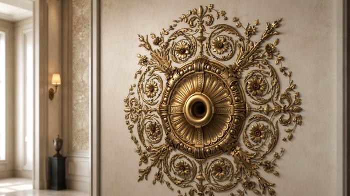Ceiling rose (Garden waltz, PRZ_0023-9) 3D models for cnc