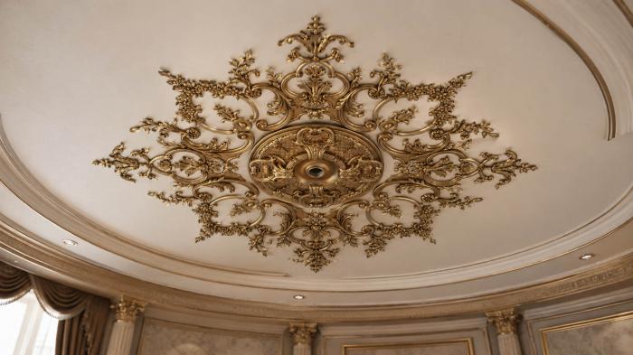 Ceiling rose (The royal room, PRZ_0041-9) 3D models for cnc