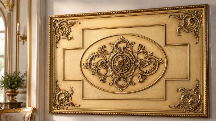 Ceiling rose (Venetian boudoir, PRZ_0087-9) 3D models for cnc