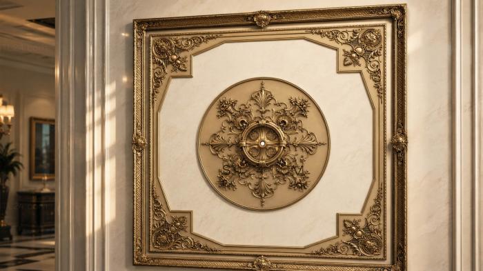 Ceiling rose (Evening venice, PRZ_0097-9) 3D models for cnc