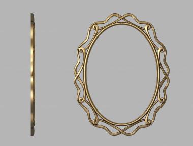 Round frame (, RK_0751) 3D models for cnc