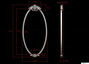 Round frame (, RK_0752) 3D models for cnc