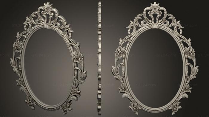 Round frame ( new version of the frame RK 0723, RK_0763) 3D models for cnc