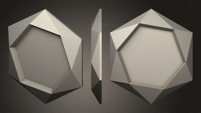 Round frame (Calliope geometric frame, RK_0764) 3D models for cnc