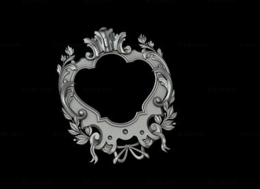 Round frame ( modern mirror frame, RK_0765) 3D models for cnc