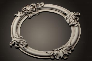 Round frame (Round frame according to the catalog of vintage sketches WINDOW 0009, RK_0777) 3D models for cnc