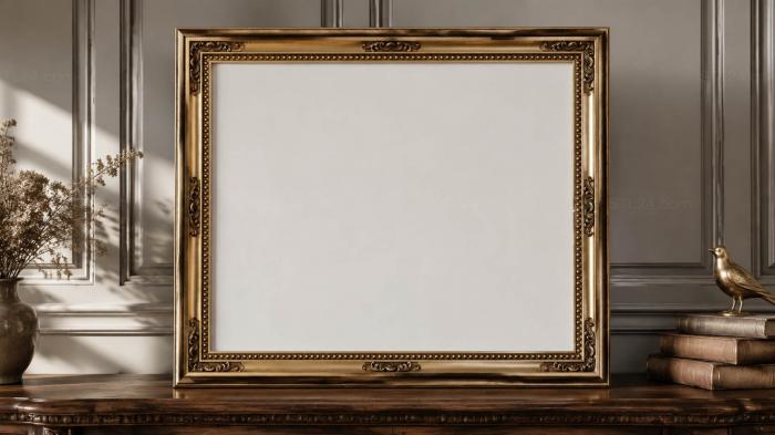 Mirrors and frames (RM_0100-1) 3D models for cnc