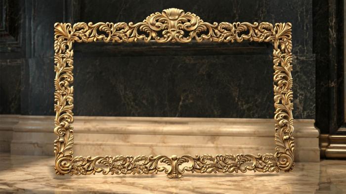 Mirrors and frames (RM_0109-13) 3D models for cnc