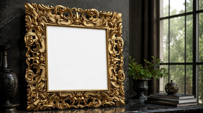 Mirrors and frames (RM_0114-2) 3D models for cnc