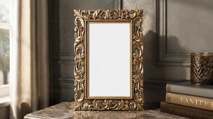 Mirrors and frames (RM_0154-3) 3D models for cnc