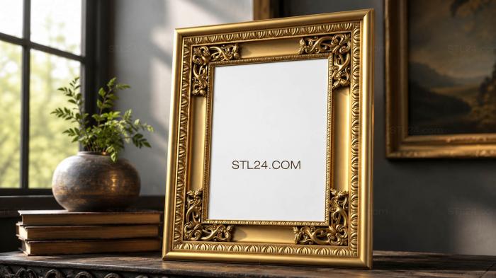 Mirrors and frames (RM_0181-1) 3D models for cnc