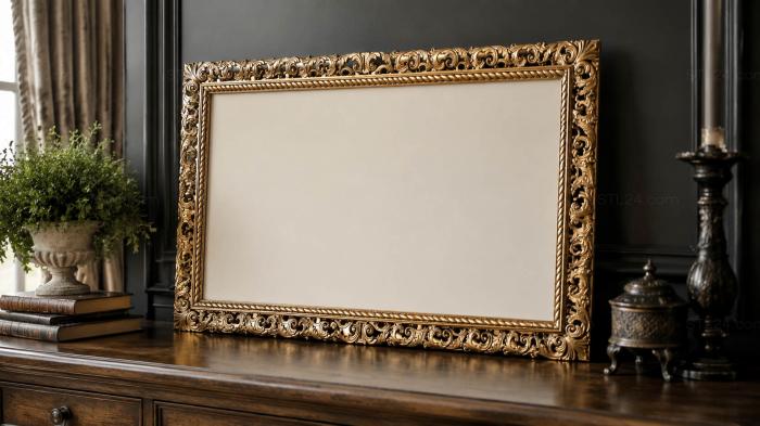 Mirrors and frames (RM_0199-7) 3D models for cnc