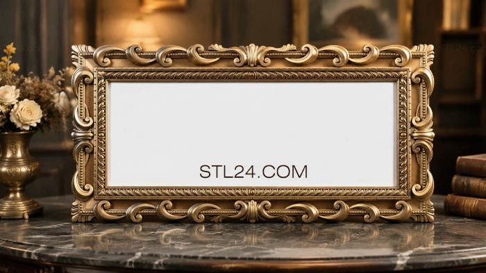 Mirrors and frames (RM_0259-6) 3D models for cnc