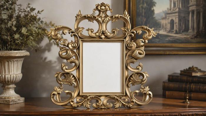 Mirrors and frames (RM_0427-1) 3D models for cnc