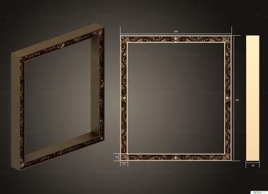 Mirrors and frames (Icon salary option 2, RM_1035) 3D models for cnc