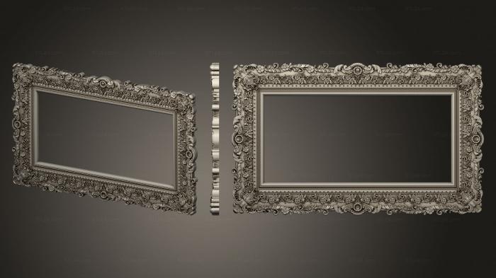Mirrors and frames (Wide version of the RM 0880 frame, RM_1043) 3D models for cnc