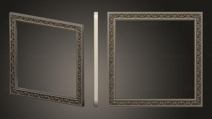Mirrors and frames (Baguette frame, RM_1044) 3D models for cnc