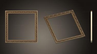 Mirrors and frames (Baguette frame, RM_1044) 3D models for cnc