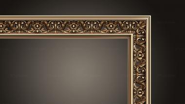 Mirrors and frames (Baguette frame, RM_1044) 3D models for cnc