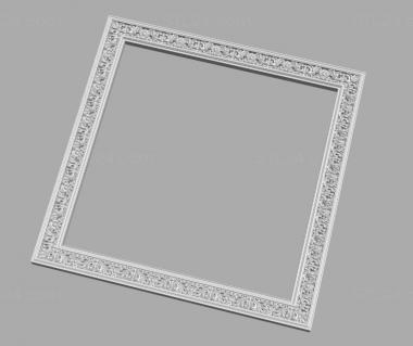 Mirrors and frames (Baguette frame, RM_1044) 3D models for cnc