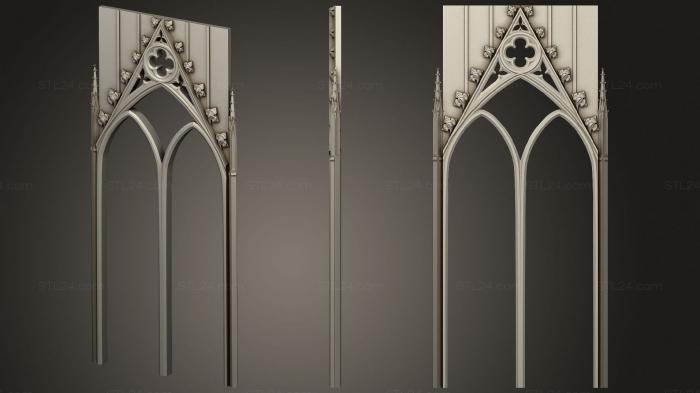Mirrors and frames (Gothic frame, RM_1046) 3D models for cnc