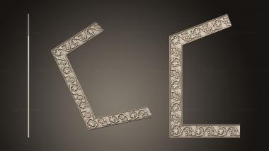 Mirrors and frames (Carved element, RM_1051) 3D models for cnc