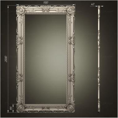 Mirrors and frames (Outdoor frame, RM_1055) 3D models for cnc