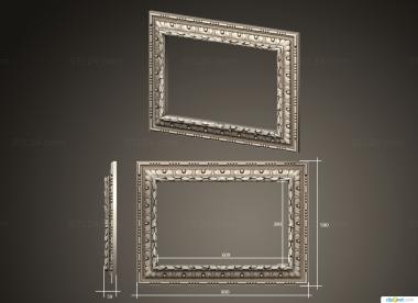 Mirrors and frames (New version of RM 0547, RM_1064) 3D models for cnc