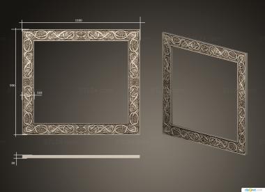 Mirrors and frames (Pedestal, RM_1066) 3D models for cnc