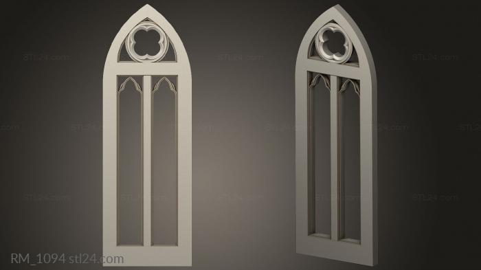 Window and door in the Gothic style