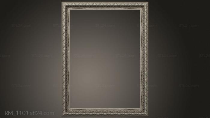 Mirrors and frames (Square frame, RM_1101) 3D models for cnc