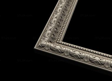 Mirrors and frames (Square frame, RM_1101) 3D models for cnc