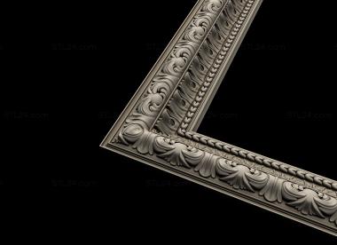 Mirrors and frames (Square frame, RM_1101) 3D models for cnc