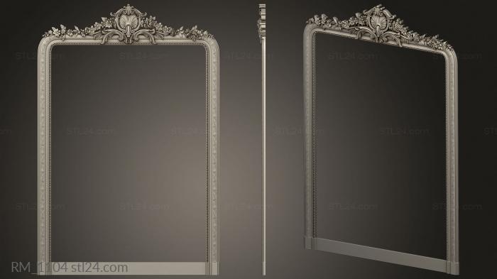 Mirror frame version with perimeter decoration