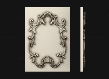 Mirrors and frames (Facade handle stairs, RM_1106) 3D models for cnc