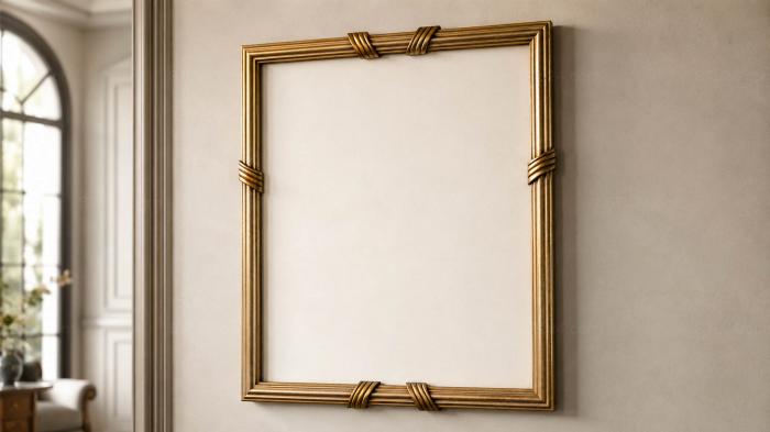 Baguette frame (Panel with imitation hand carving, RMB_0217-9) 3D models for cnc