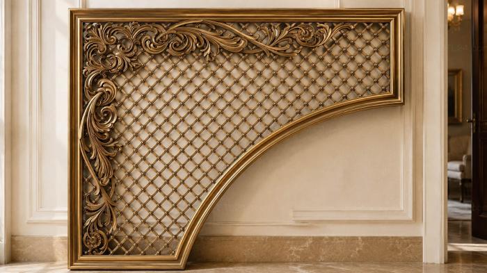 Lattice (Classic with acanthus, RSH_0026-9) 3D models for cnc