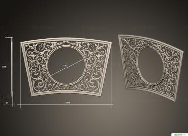 Lattice (Ornament of a part of the iconostasis, RSH_0048) 3D models for cnc