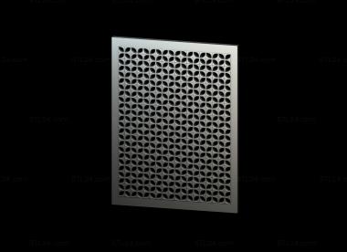 Lattice (Wall panel grid, RSH_0051) 3D models for cnc