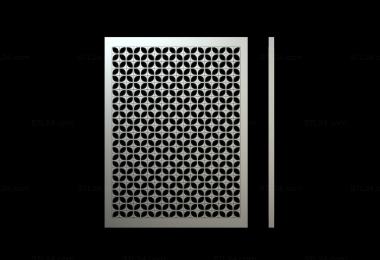 Lattice (Wall panel grid, RSH_0051) 3D models for cnc