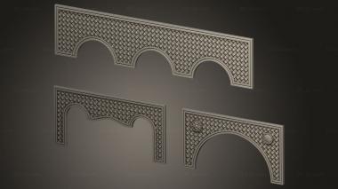 Lattice (Grid with a pattern in the form of a braid, RSH_0053) 3D models for cnc